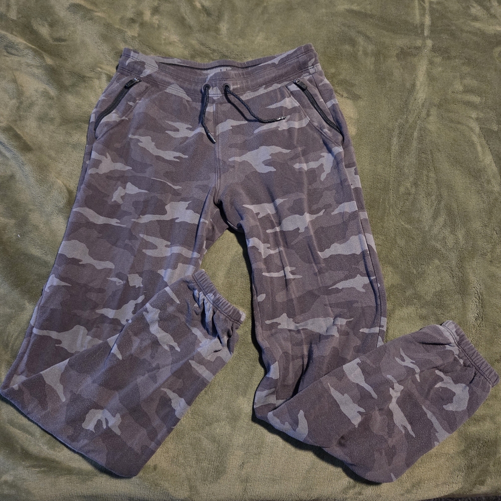 Athleta Kids Camo Sweatpants - Gray